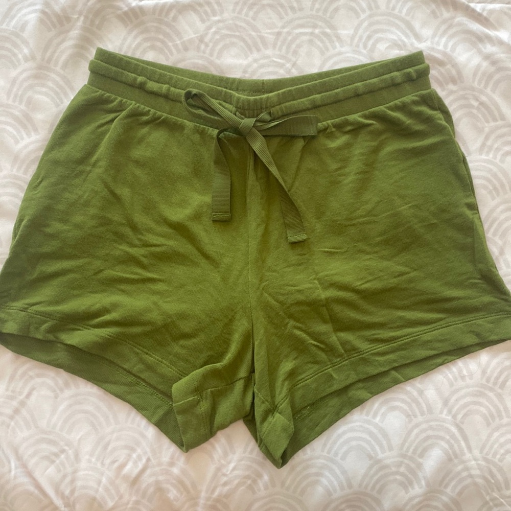 Green Lounge Shorts